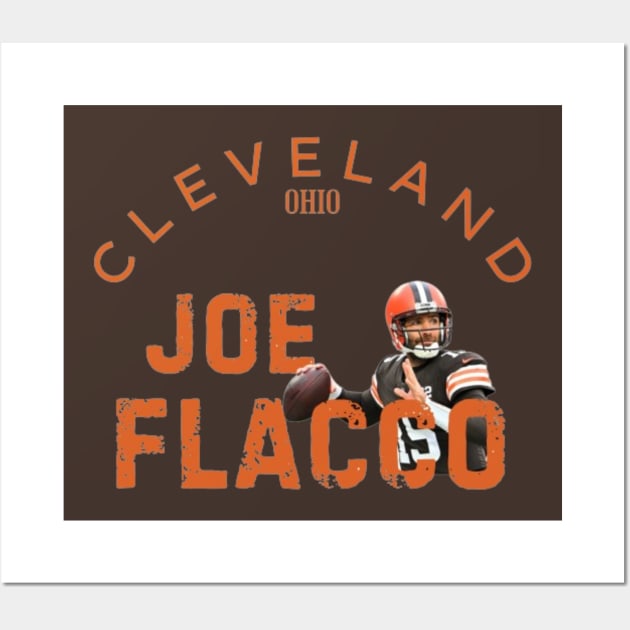 JOE FLACCO CLEVELAND BROWNS Wall Art by Alexander S.